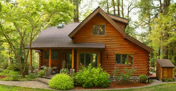Cost of Log Home Exterior Cleaning in Eagle