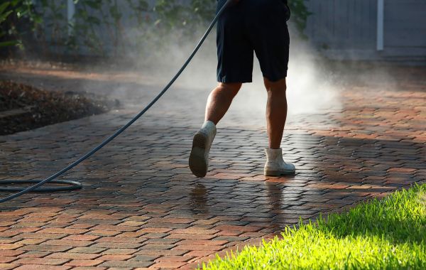 Brick Paver Pressure Washing
